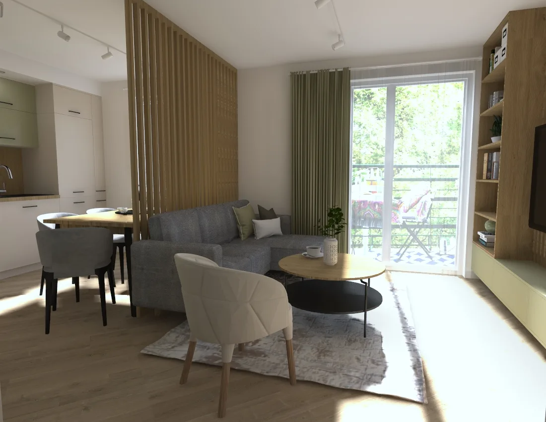 Nowoczesne mieszkanie w centrum Rybnika – projekt