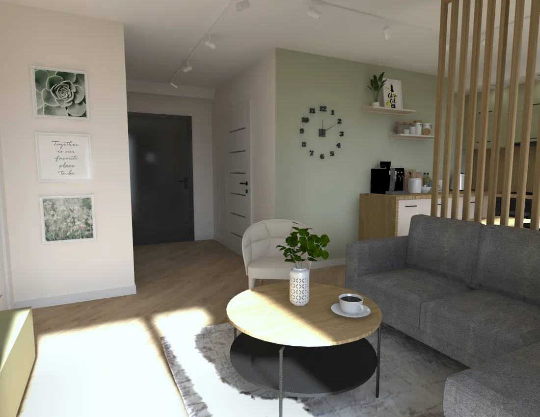Nowoczesne mieszkanie w centrum Rybnika – projekt