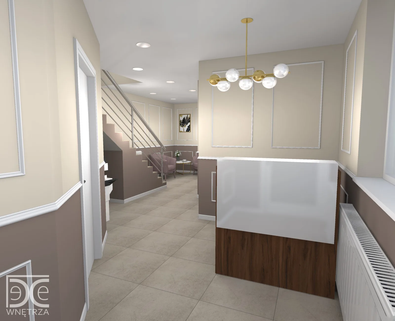 Kancelaria adwokacka w stylu glamour – projekt