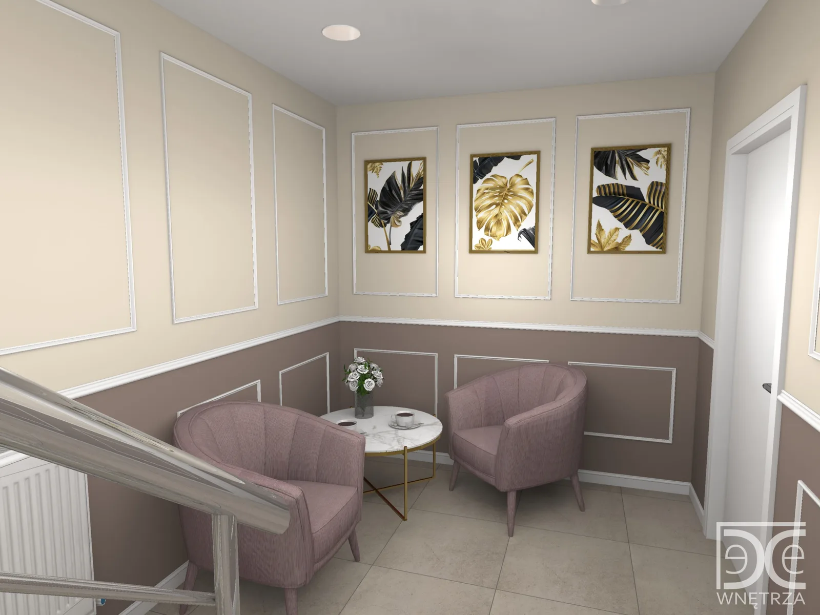 Kancelaria adwokacka w stylu glamour – projekt