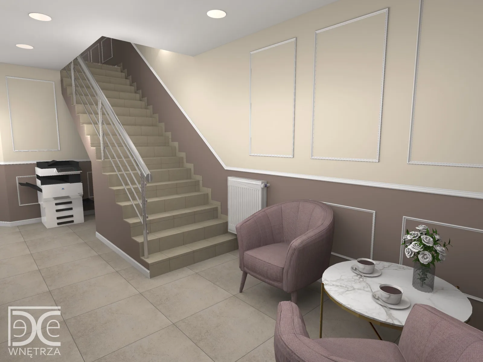 Kancelaria adwokacka w stylu glamour – projekt