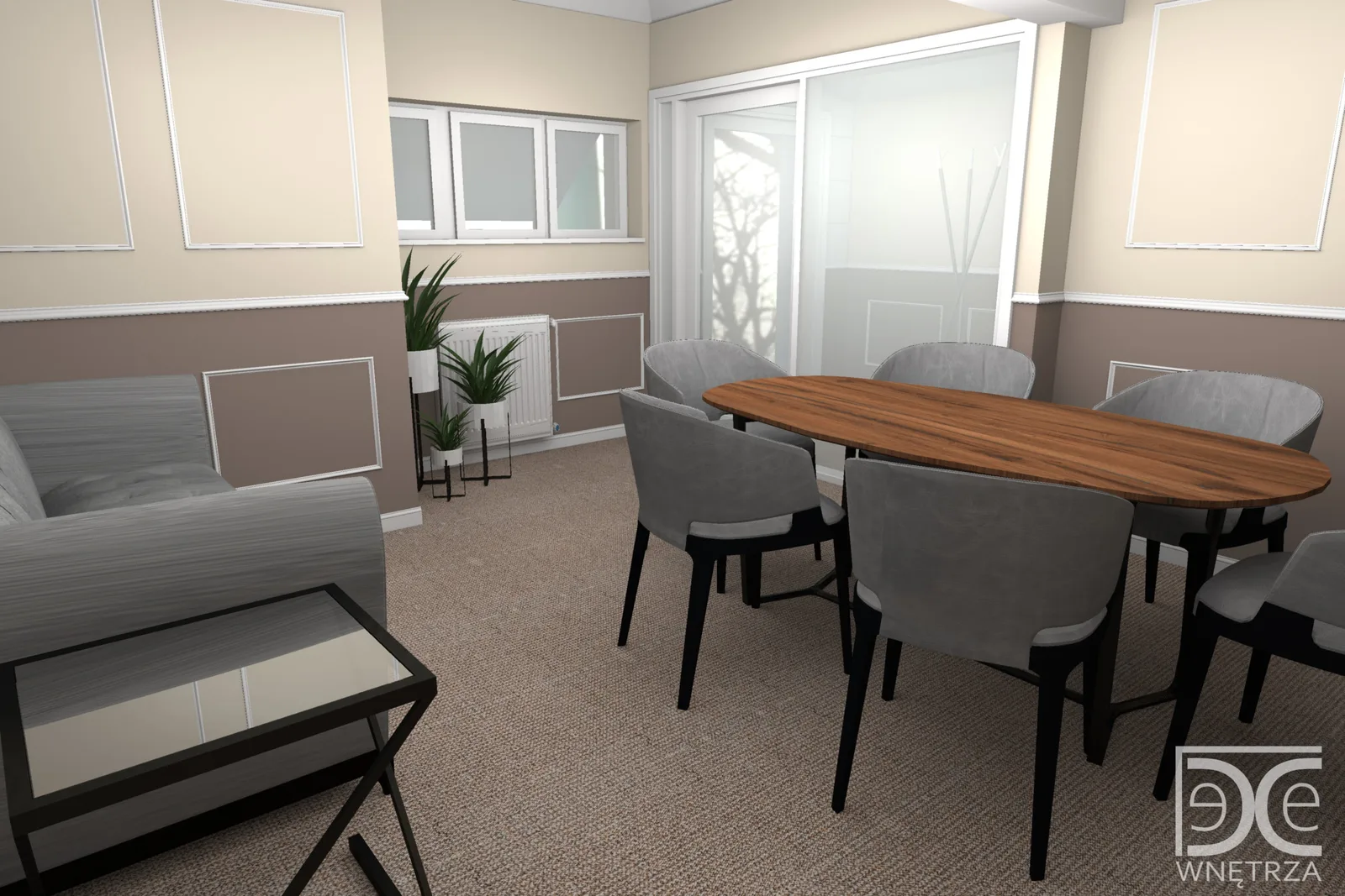 Kancelaria adwokacka w stylu glamour – projekt