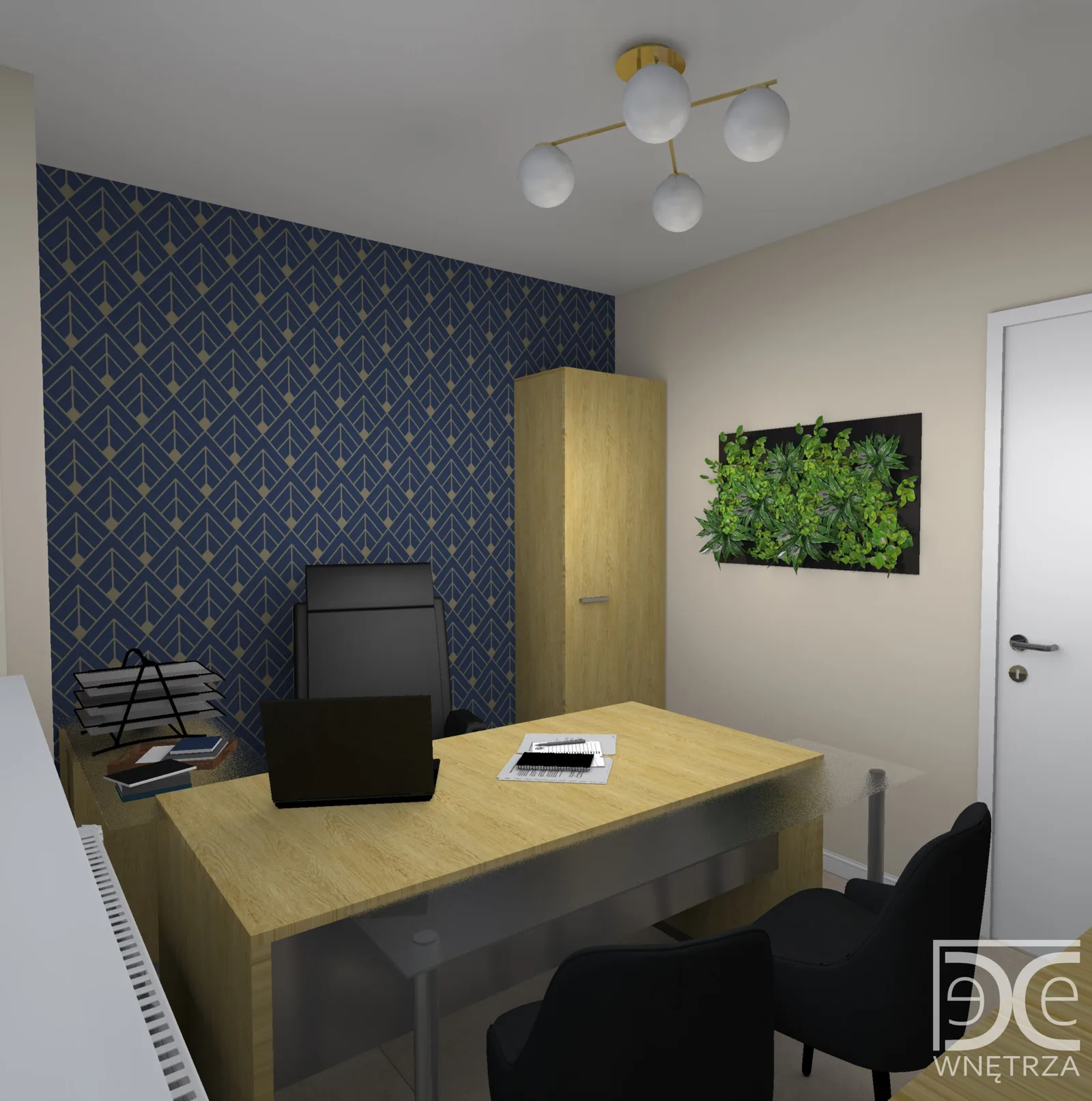Kancelaria adwokacka w stylu glamour – projekt