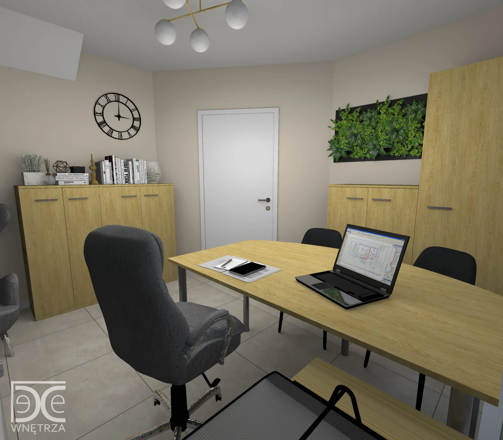 Kancelaria adwokacka w stylu glamour – projekt
