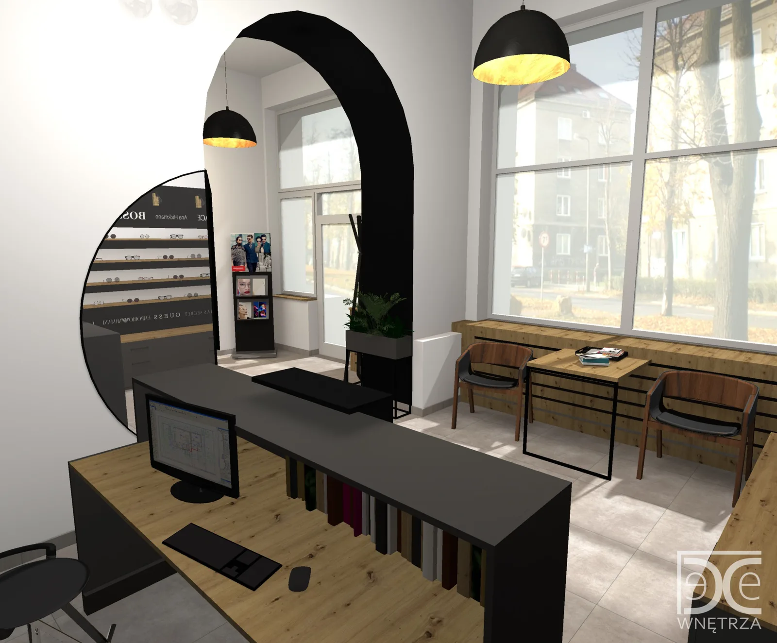 Projekt salonu optycznego
