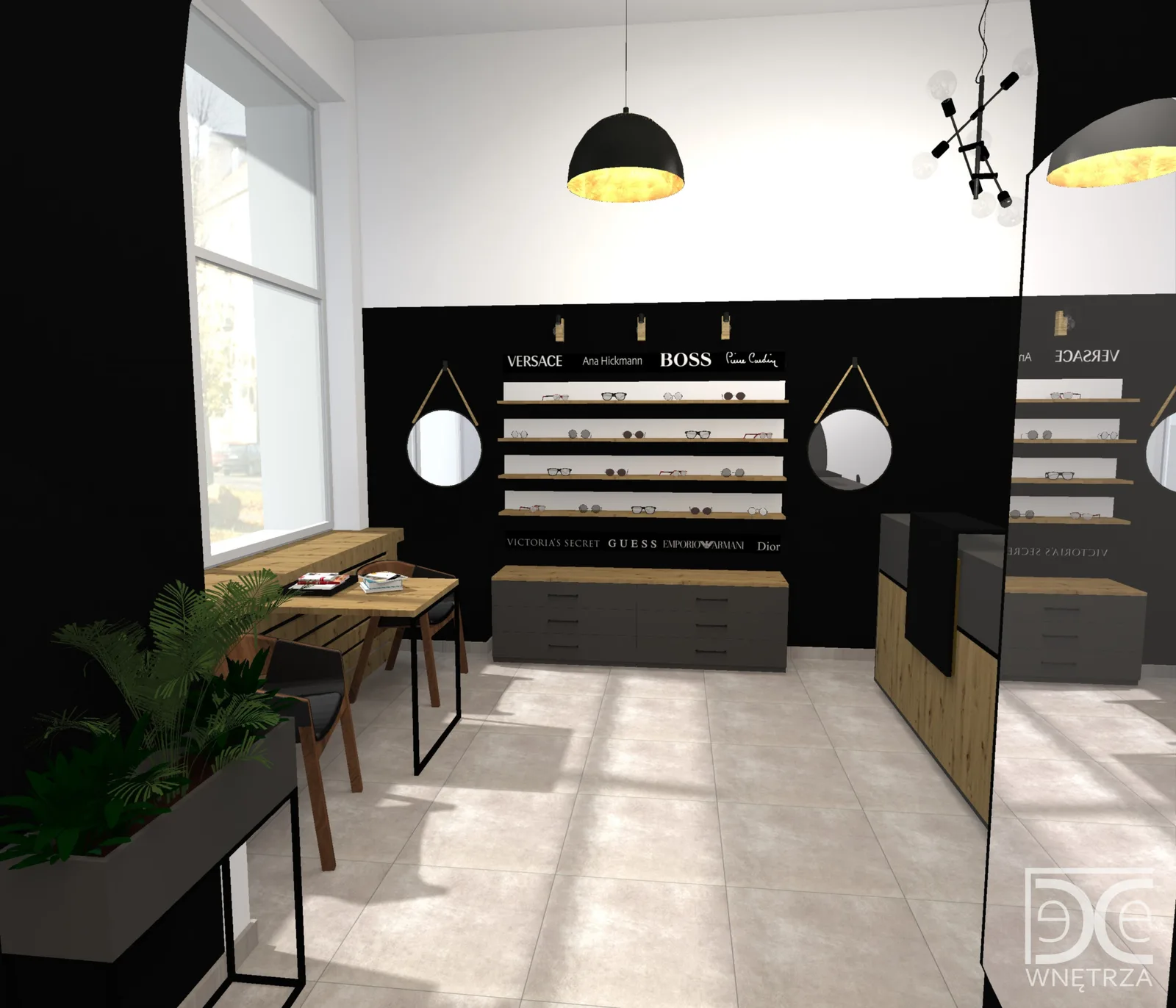 Projekt salonu optycznego