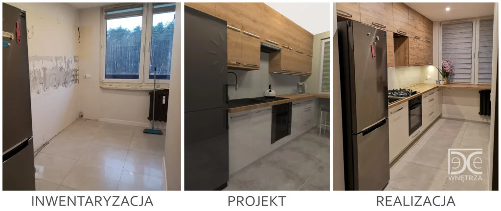Kuchnia z dużą ilością drewna – projekt i realizacja