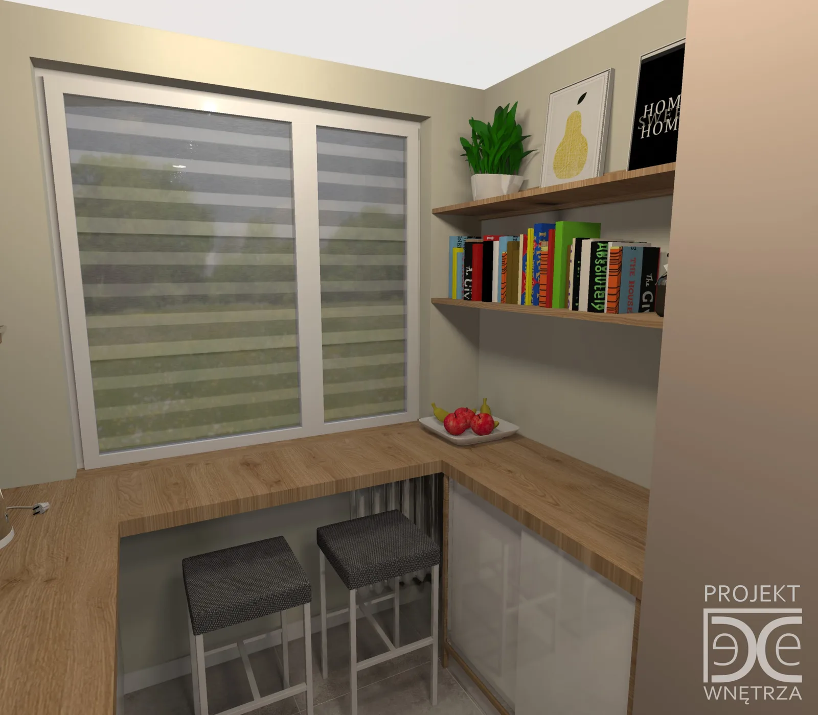 Kuchnia z dużą ilością drewna – projekt i realizacja