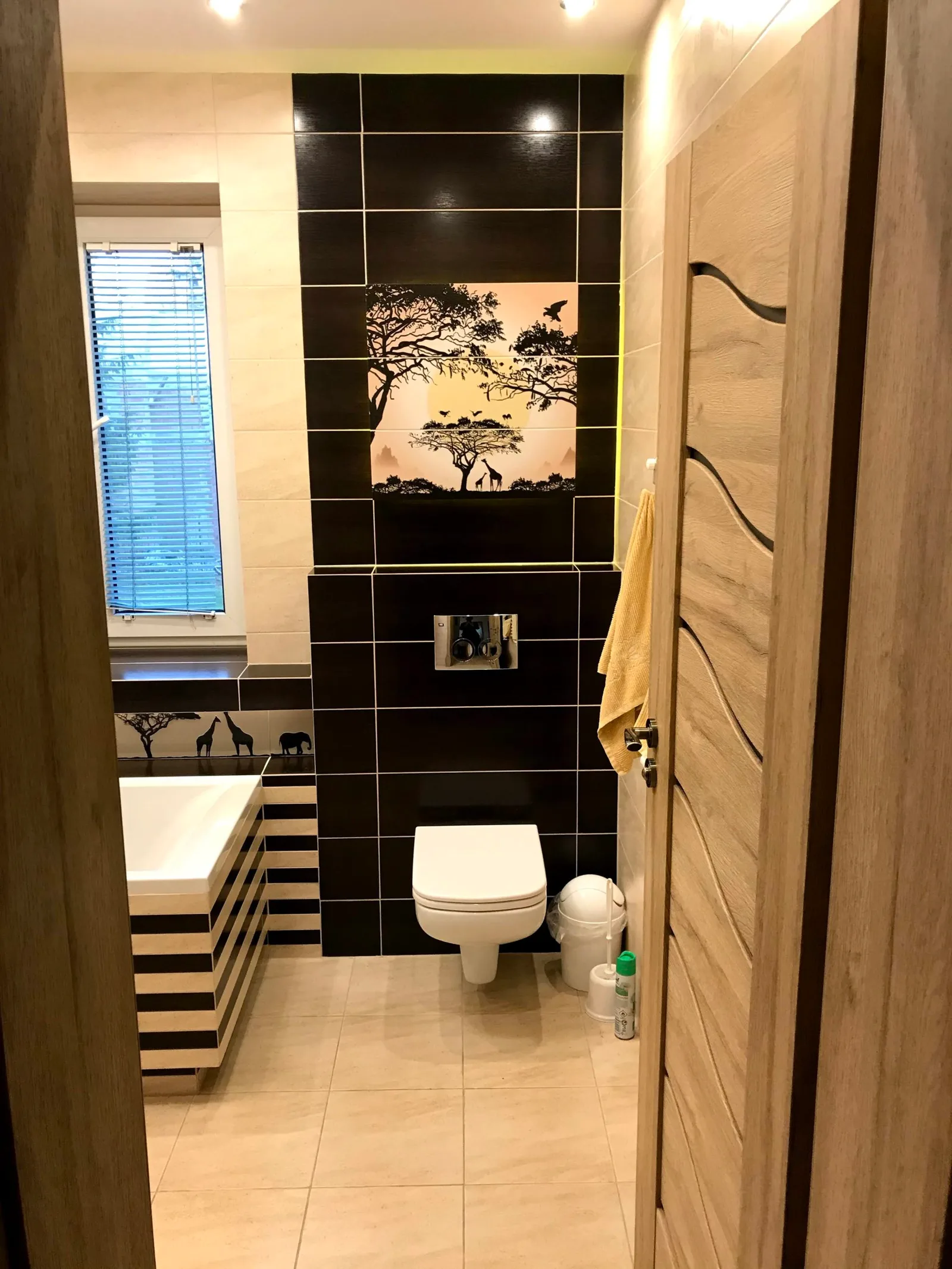 Łazienka z motywem Safari