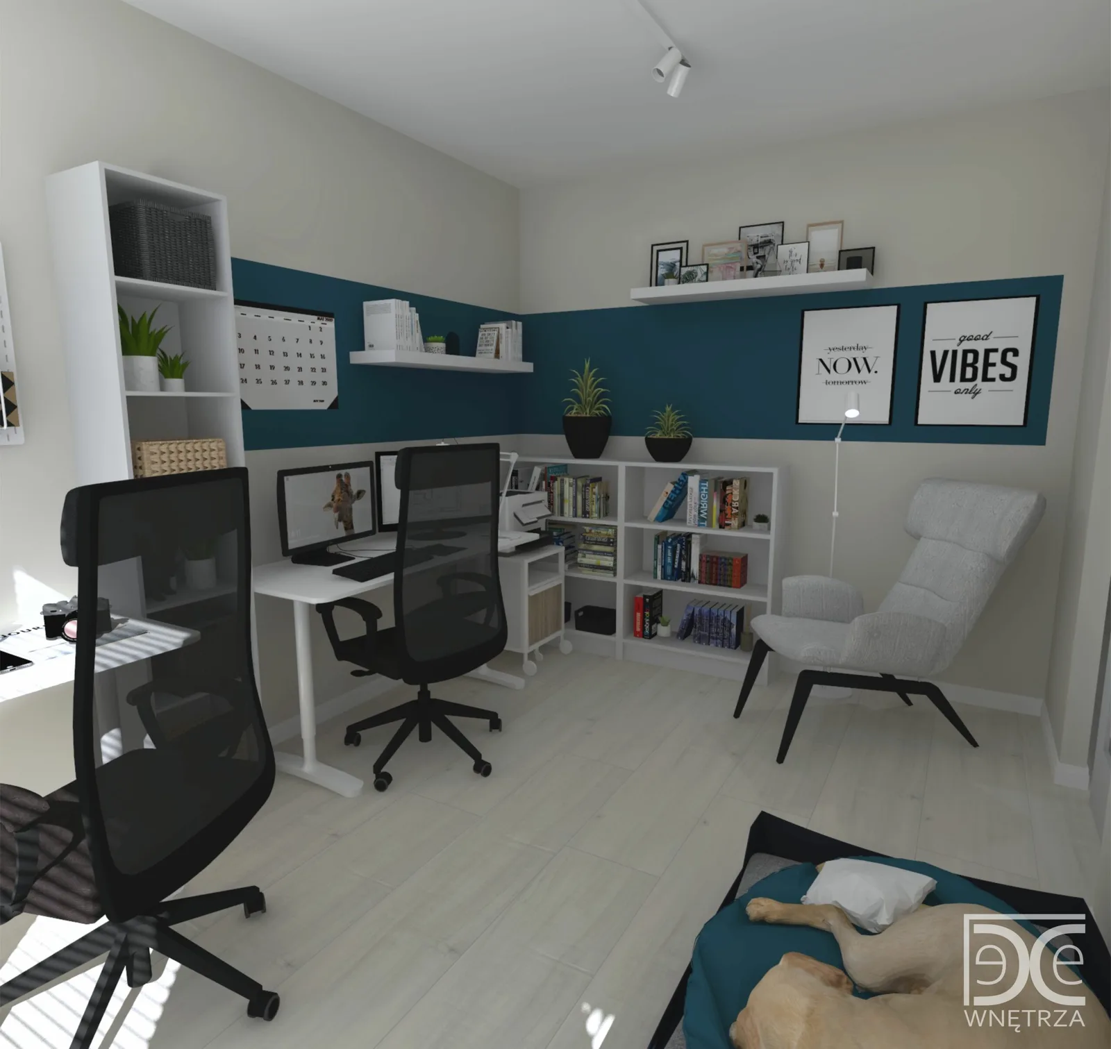 Projekt mieszkania w centrum Żor w stylu nowoczesnym