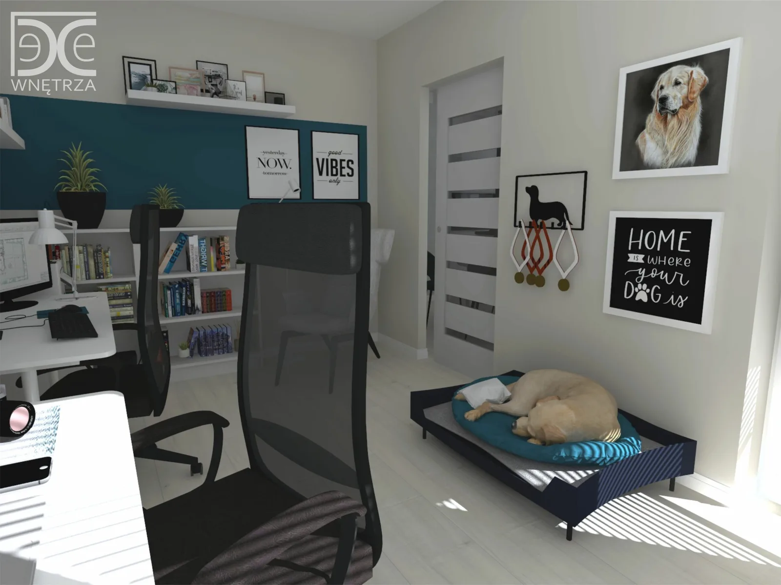 Projekt mieszkania w centrum Żor w stylu nowoczesnym