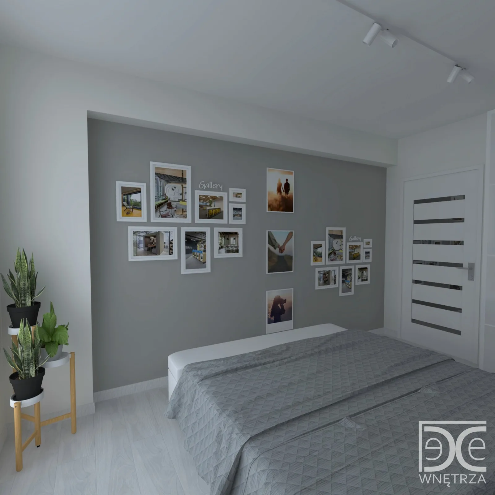 Projekt mieszkania w centrum Żor w stylu nowoczesnym