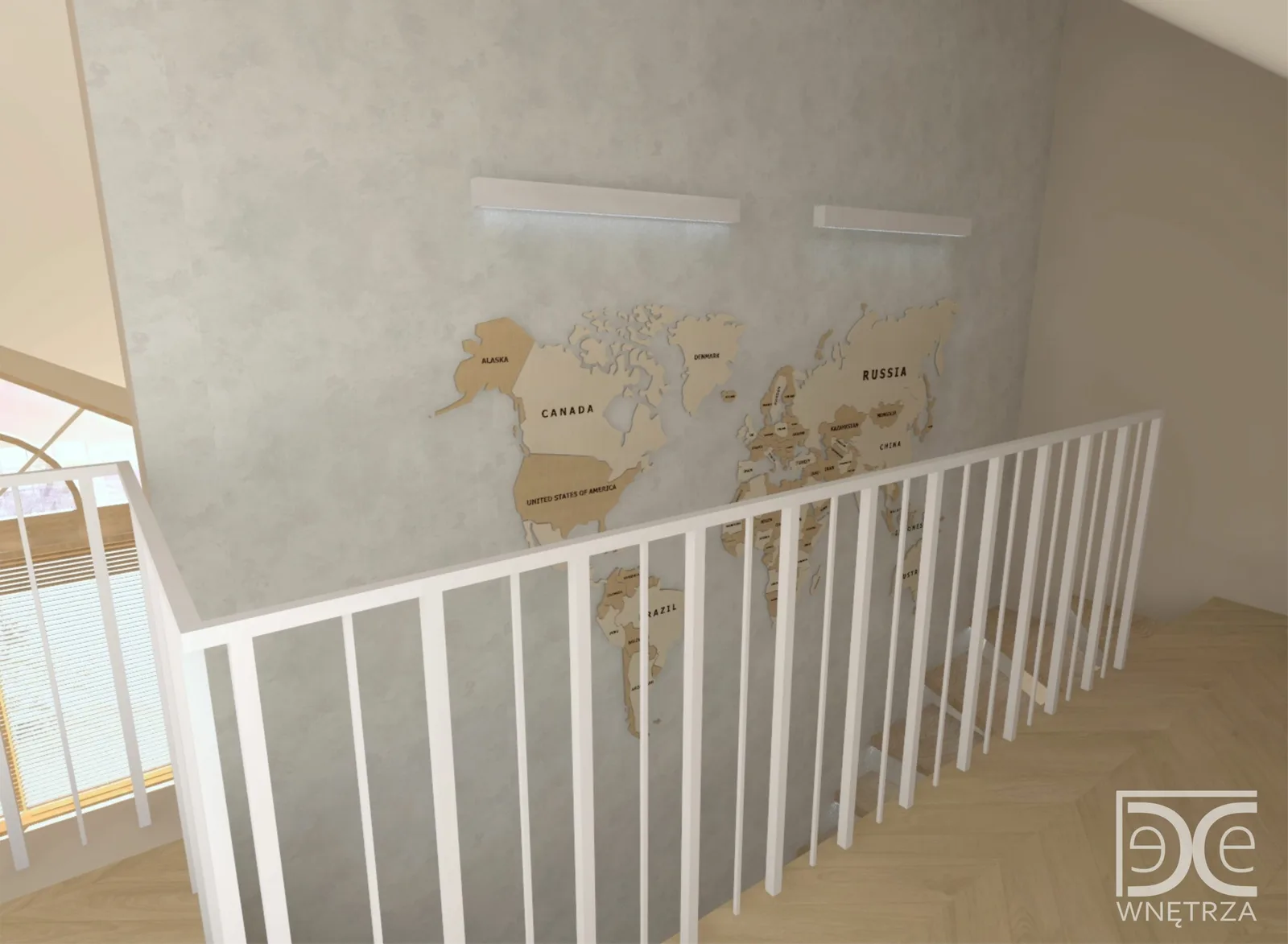 Projekt domu z antresolą w stylu soft glamour