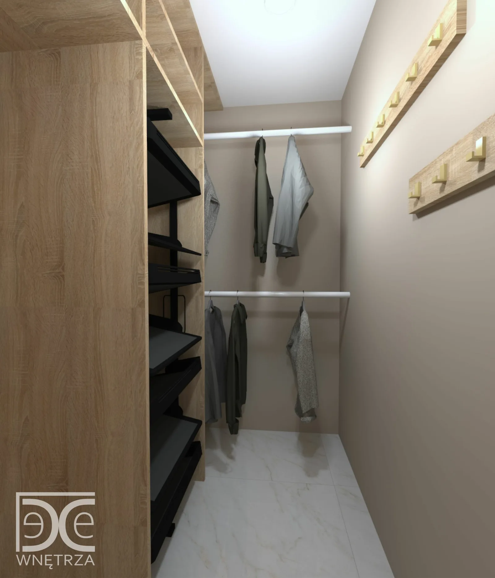 Projekt domu z antresolą w stylu soft glamour