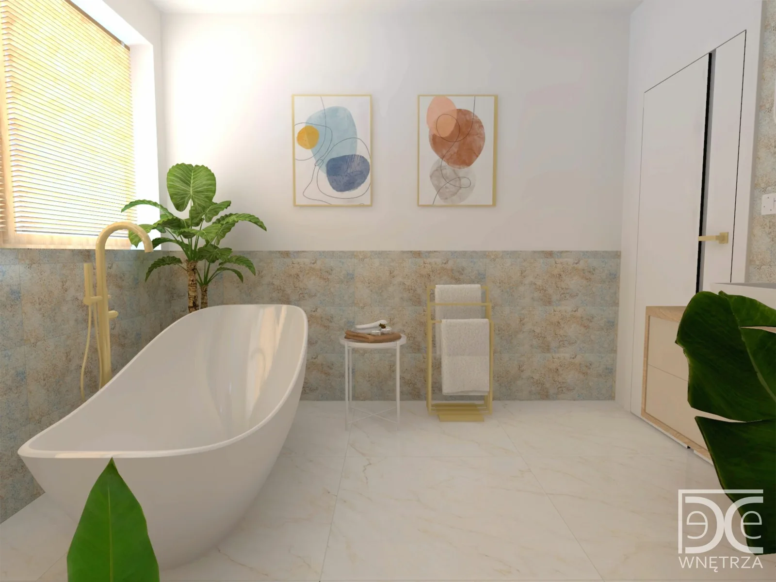 Projekt domu z antresolą w stylu soft glamour