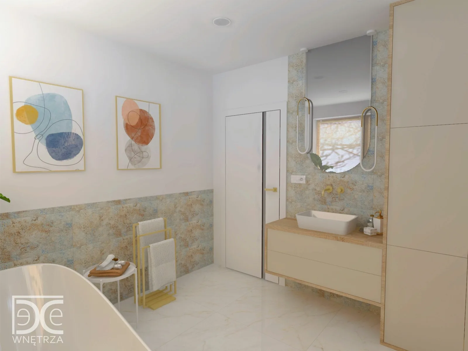 Projekt domu z antresolą w stylu soft glamour