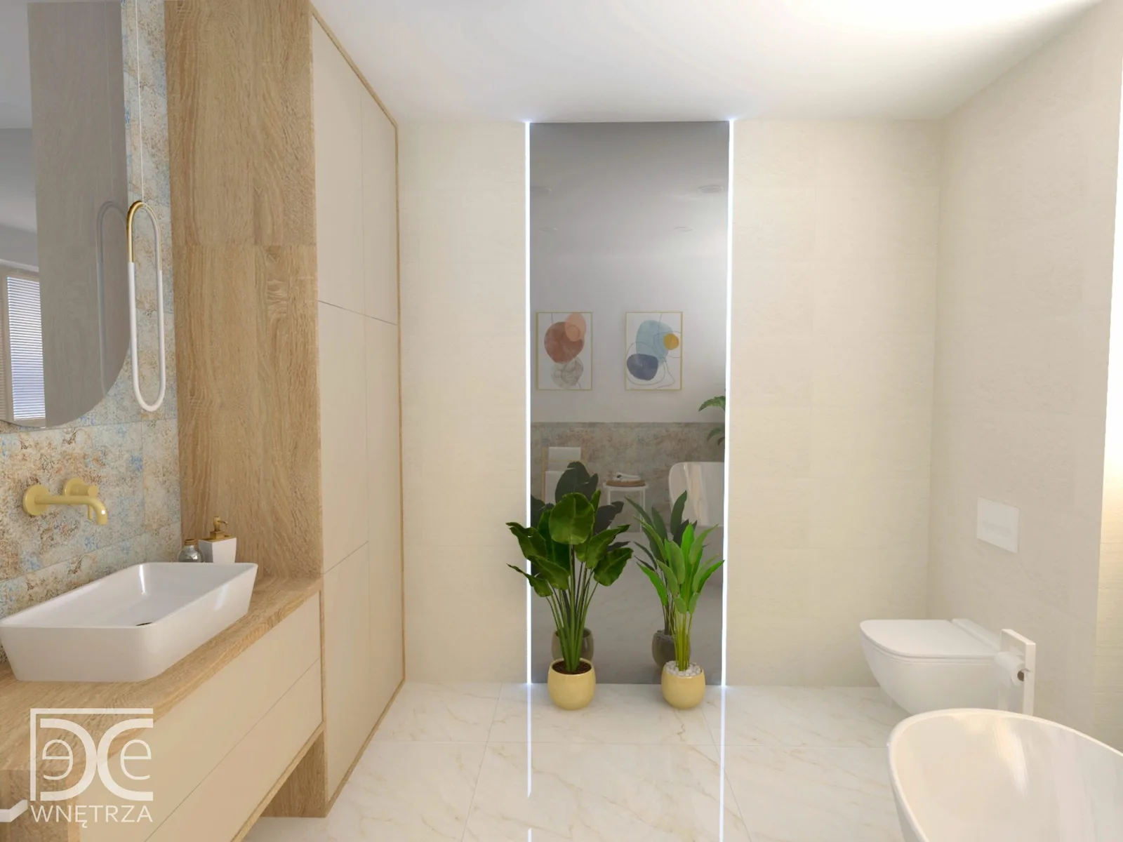 Projekt domu z antresolą w stylu soft glamour